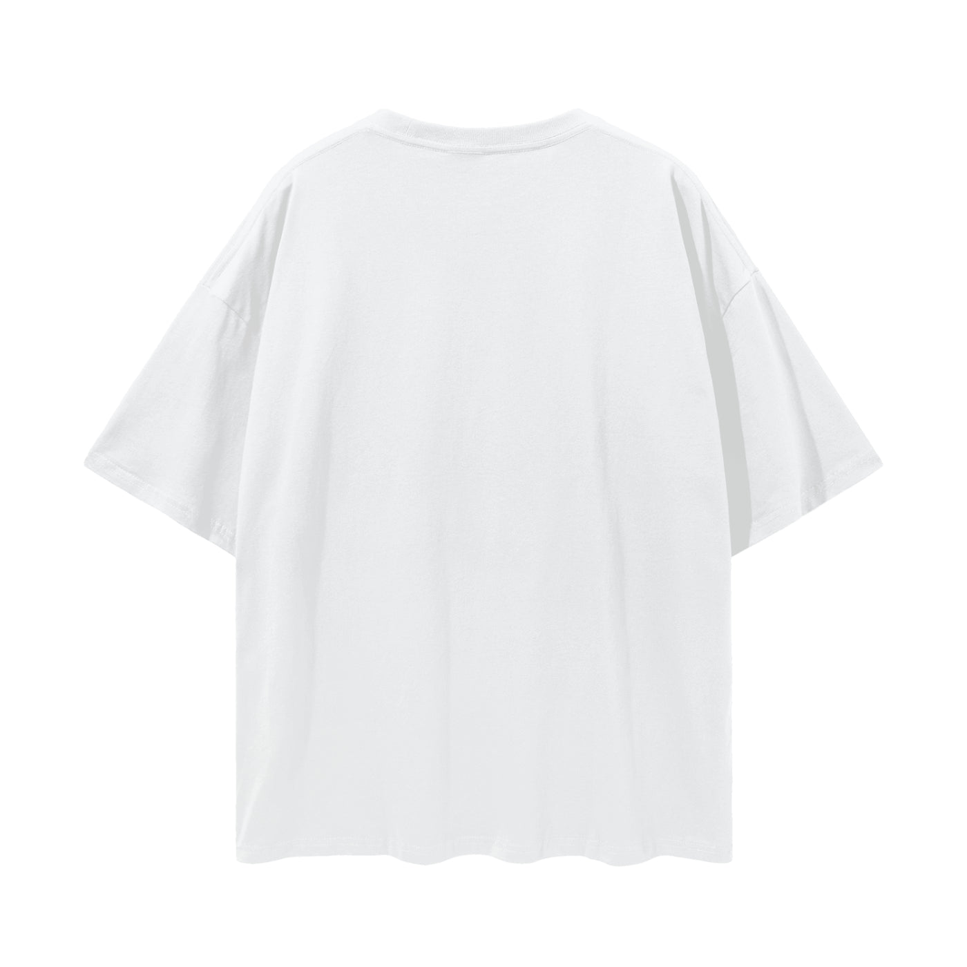 Skull FWWID Streetwear Loose Drop Shoulder T-Shirt
