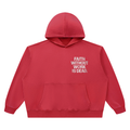 Faith Without Work Is Dead Unisex Heavyweight Vintage Wash Boxy Hoodie